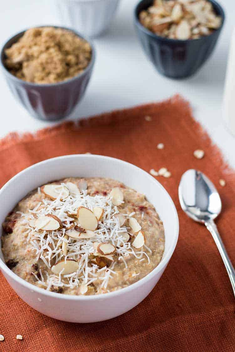 Instant Oatmeal Tropical Overhead