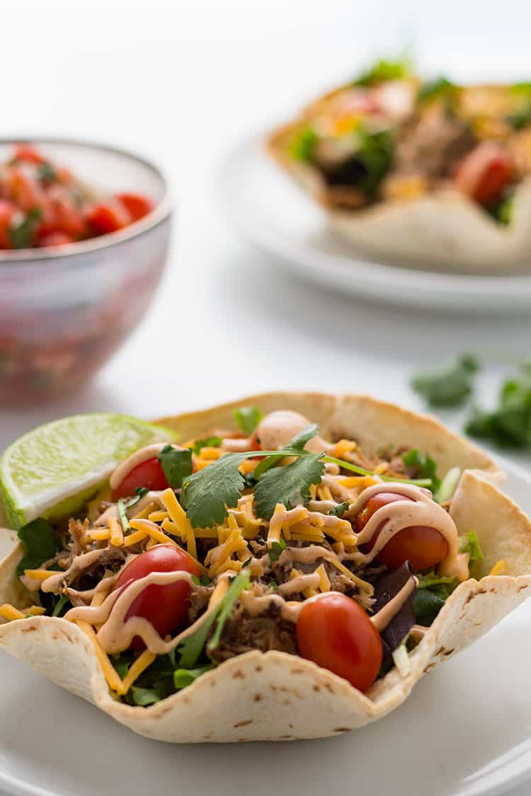 Mexican Pulled Pork Carnitas used in salads